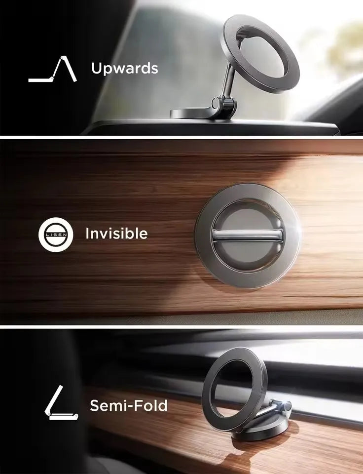 MagSafe Car Phone Holder – Magnetic Dashboard & Air Vent Mount for iPhone
