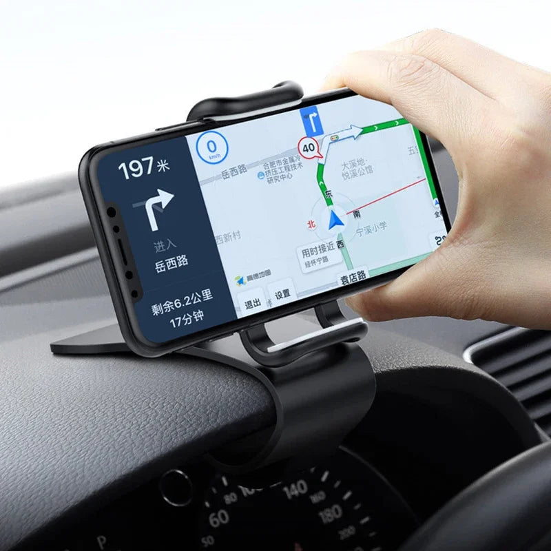 360° Rotating Car Phone Holder – Dashboard, Mirror & Sun Visor Mount