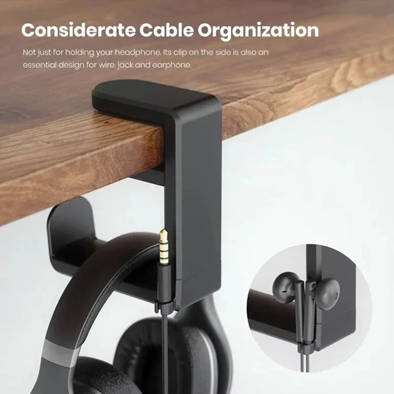 360° Rotating Headphone Stand Desktop