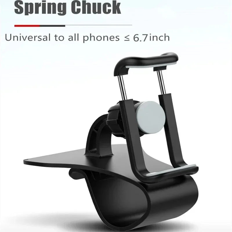 360° Rotating Car Phone Holder – Dashboard, Mirror & Sun Visor Mount